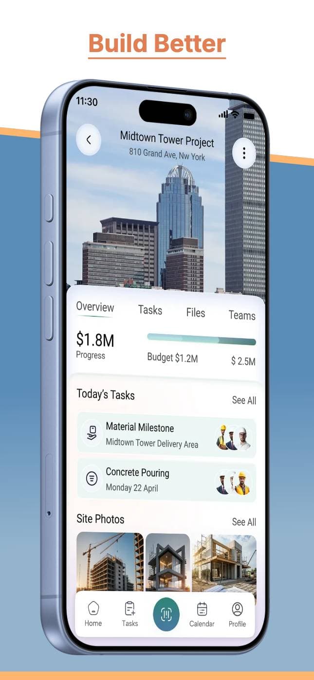 Smart Construction Management screenshot 2