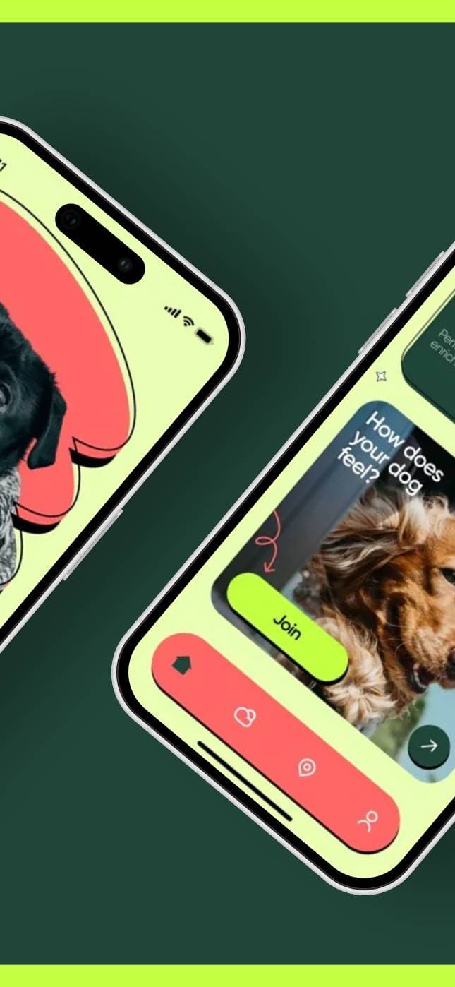 Pets App - Bold Colors - Green - Neon screenshot 4