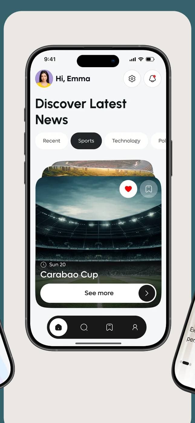 News app store template 2 screenshot 3