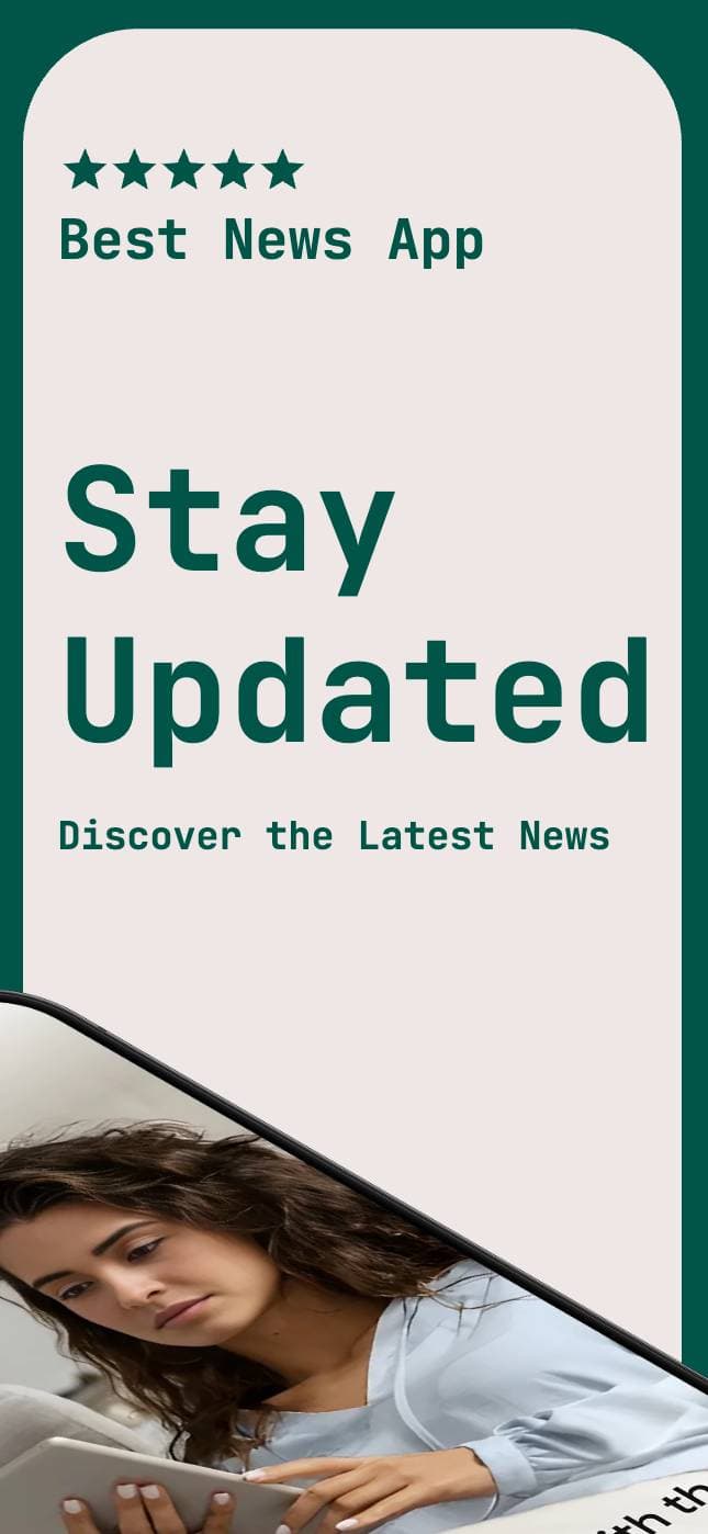 News App Store Template screenshot 1