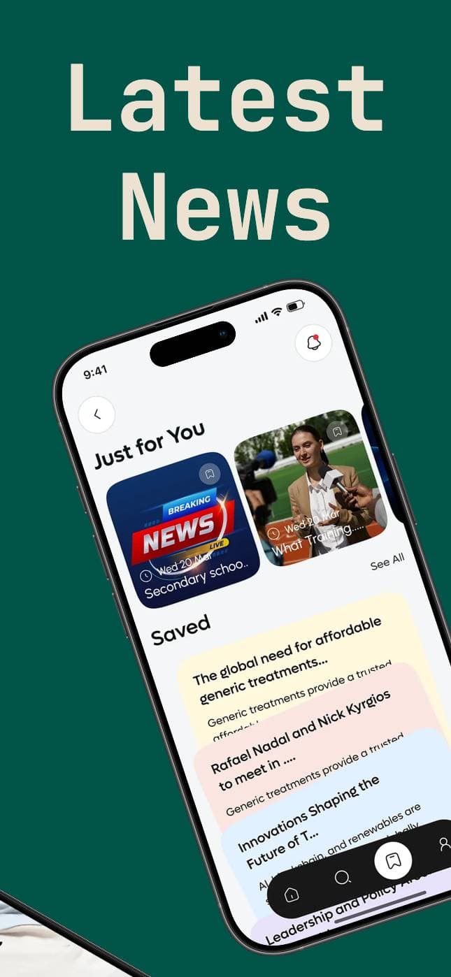 News App Store Template screenshot 2